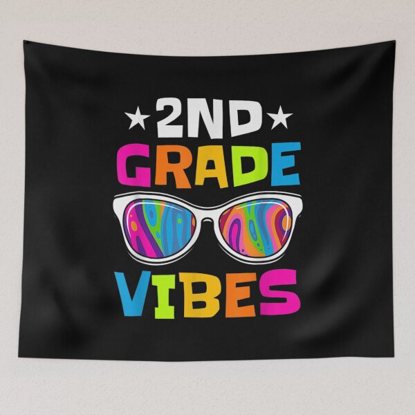 Item preview, 2nd Grade Vibes Sunglasses Back To School Funny Student Kids designed and sold by AgnesGeller.