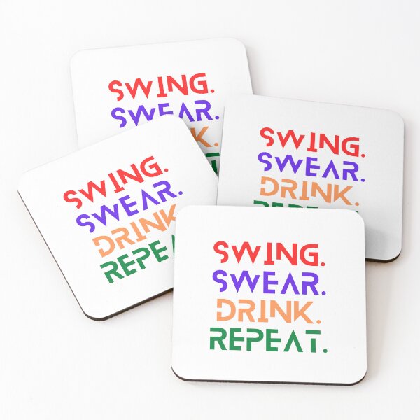 Item preview, Swing Swear Drink Repeat. designed and sold by Redone Dzn.
