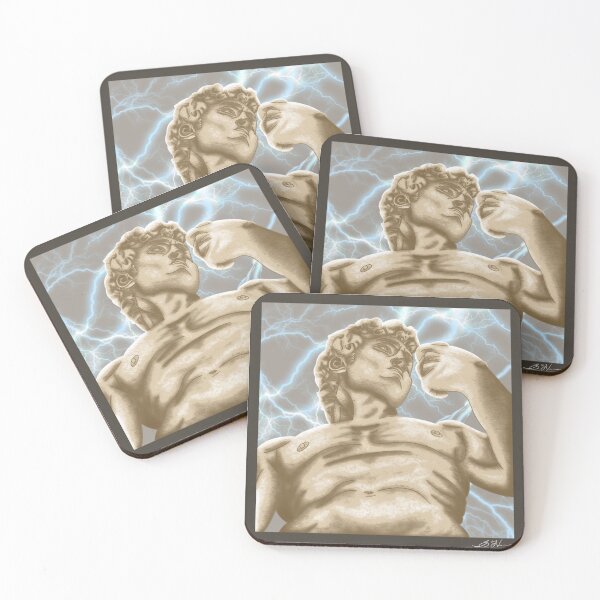 Item preview, Michelangelo’s David Sculpture (Lightning) designed and sold by EN Tattoos & Designs.