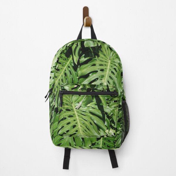 Item preview, Green Monstera Leaves real pattern designed and sold by Island Canvas.