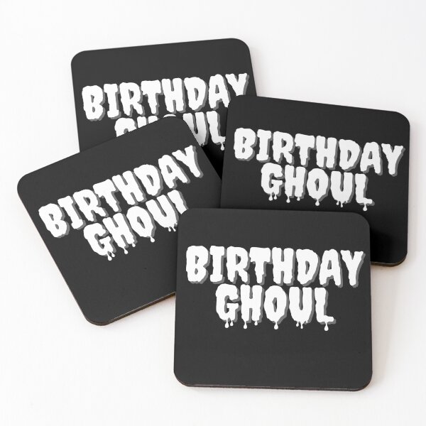 Item preview, Birthday ghoul white text designed and sold by DemonicGloom.
