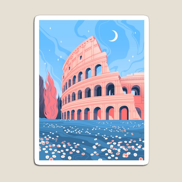 Vista previa del artículo con la obra «Coliseo de mayo», diseñado y vendido por flaroh.