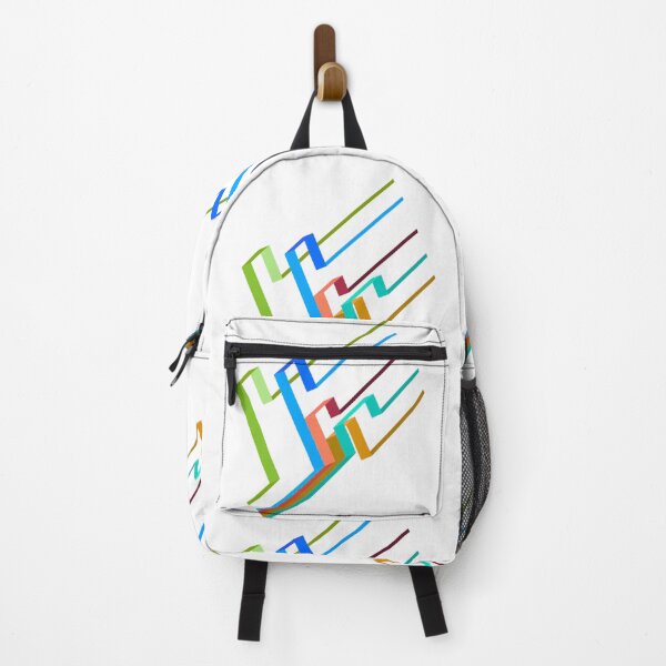 Item preview, Elegant Abstract Geometric Diagonal Colorful Lines Pattern designed and sold by branaghbel.