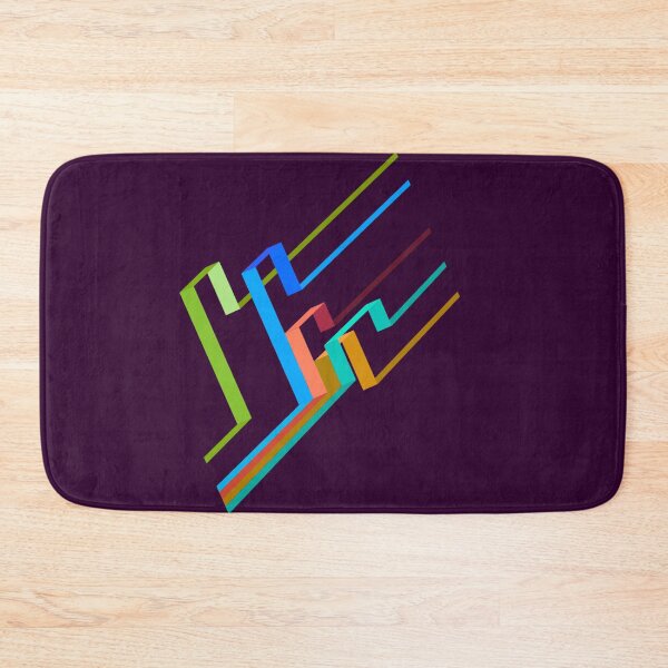 Item preview, Elegant Abstract Geometric Diagonal Colorful Lines Pattern designed and sold by BranislavaBT.