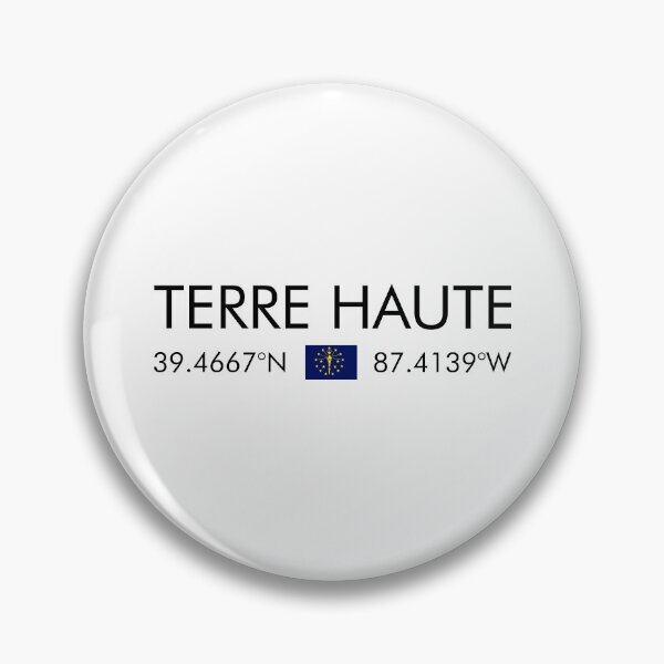 Item preview, Indiana - Terre Haute City Coordinates designed and sold by n0madd.
