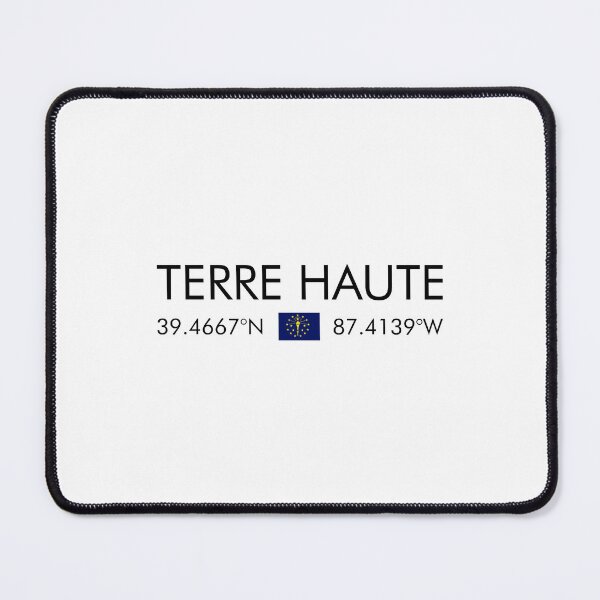 Item preview, Indiana - Terre Haute City Coordinates designed and sold by n0madd.