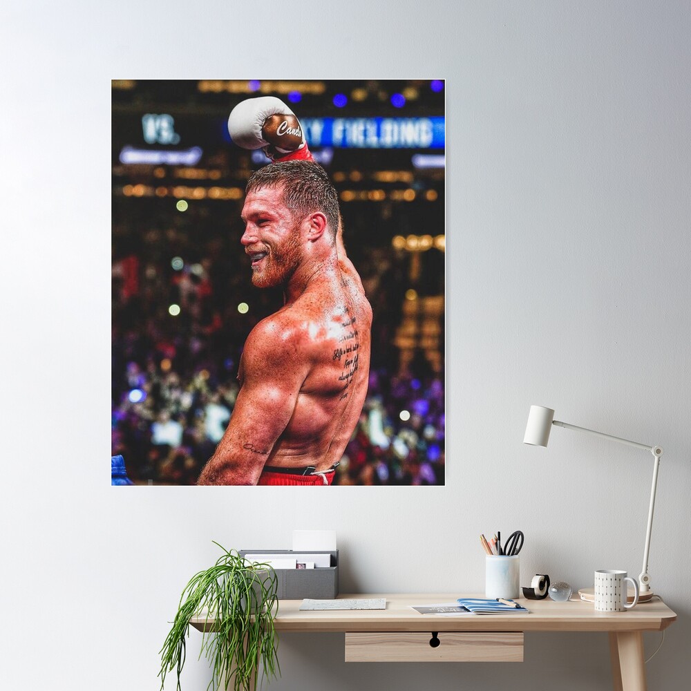 Canelo Alvarez Boxer Moet Hennessy Cognac Never Stop Never Settle Poster  18x24