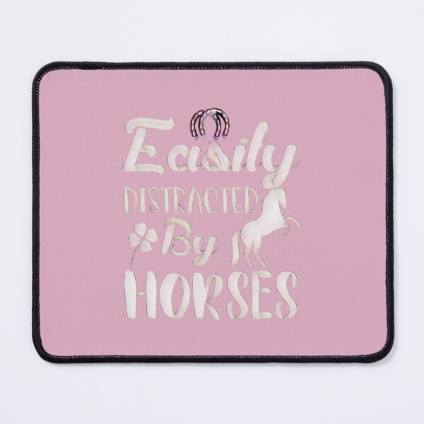 Item preview, Easily Distracted by Horses designed and sold by No1Equestrian.