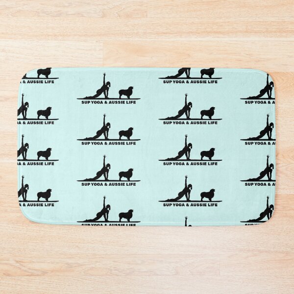 Item preview, SUP Yoga & Aussie Life Paddleboarding Dog Mom designed and sold by Guarddogdrive.