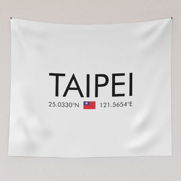 Item preview, Taiwan - Taipei City Coordinates designed and sold by n0madd.