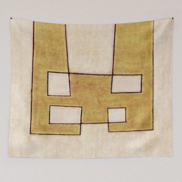 Item preview, Protoglifo 06 mustard traverse cream designed and sold by pepetto.