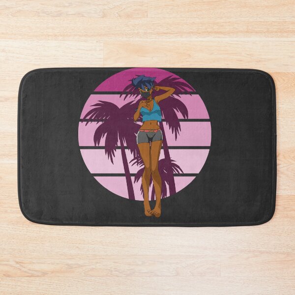 Item preview, Facemask Waifu and Retro Sunset - Dark Blue Hair designed and sold by Chubuter.