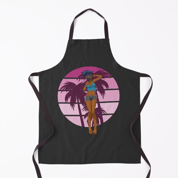 Item preview, Facemask Waifu and Retro Sunset - Dark Blue Hair designed and sold by Chubuter.