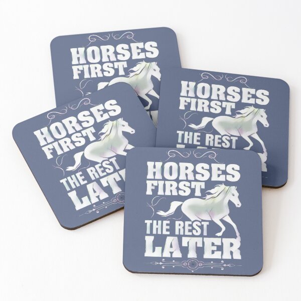 Item preview, Horses First, the Rest Later designed and sold by No1Equestrian.