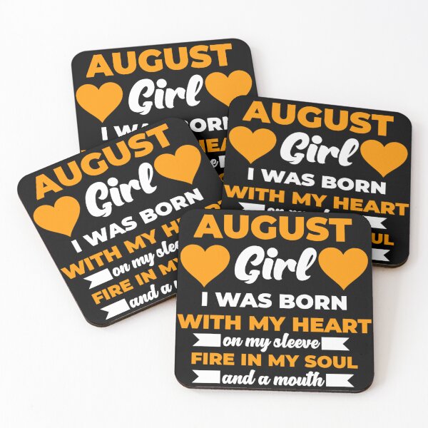 Item preview, I'm An August Girl - August Birthday Girl Quote  designed and sold by Gift For You.