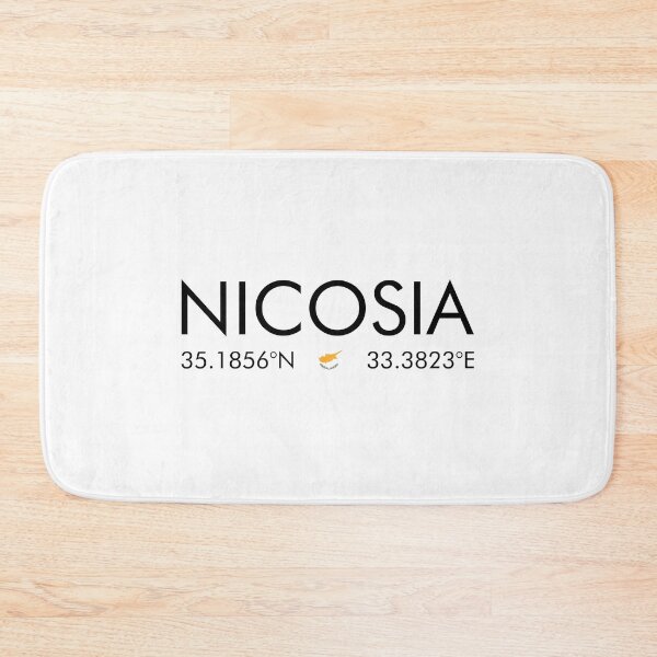 Item preview, Cyprus - Nicosia City Coordinates designed and sold by n0madd.