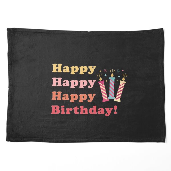 happy birthday Pet Blanket