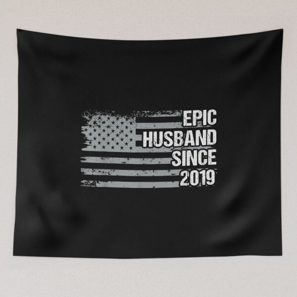Item preview, 2nd Wedding Anniversary 2 Years Epic Husband Since 2019 designed and sold by AgnesGeller.