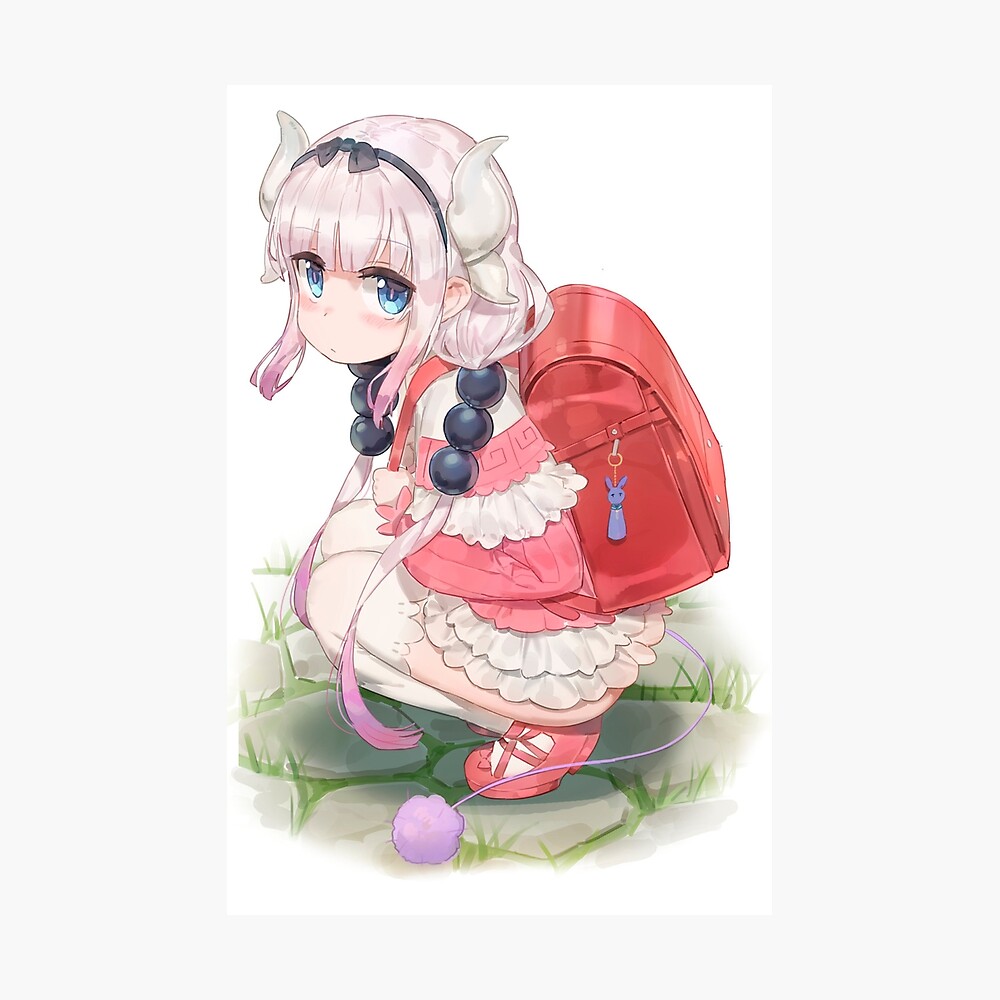 Funny Kanna Kamui Cute Kawaii (Kobayashi-can Chi No Maid Dragon Anime)Loli  Lolita Waifu