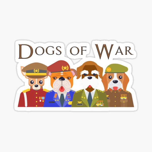 Item preview, Dogs of War Fun Design designed and sold by jacoolda.