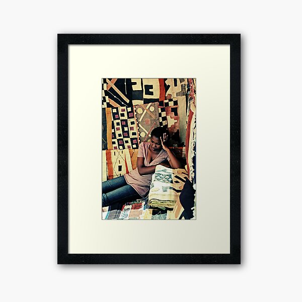 hot and tired Framed Art Print