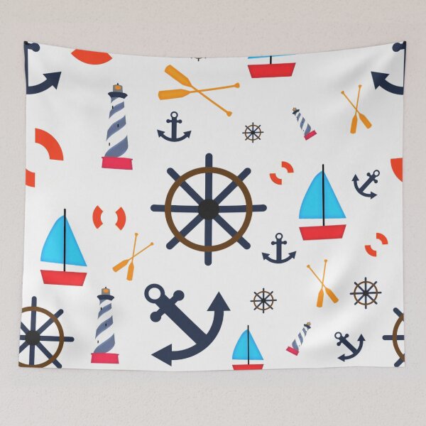Item preview, Nautical Dreams designed and sold by TotallyRetroArt.
