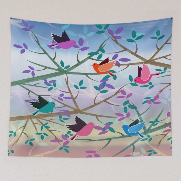 Item preview, Birds On Branches designed and sold by RoxanneG.