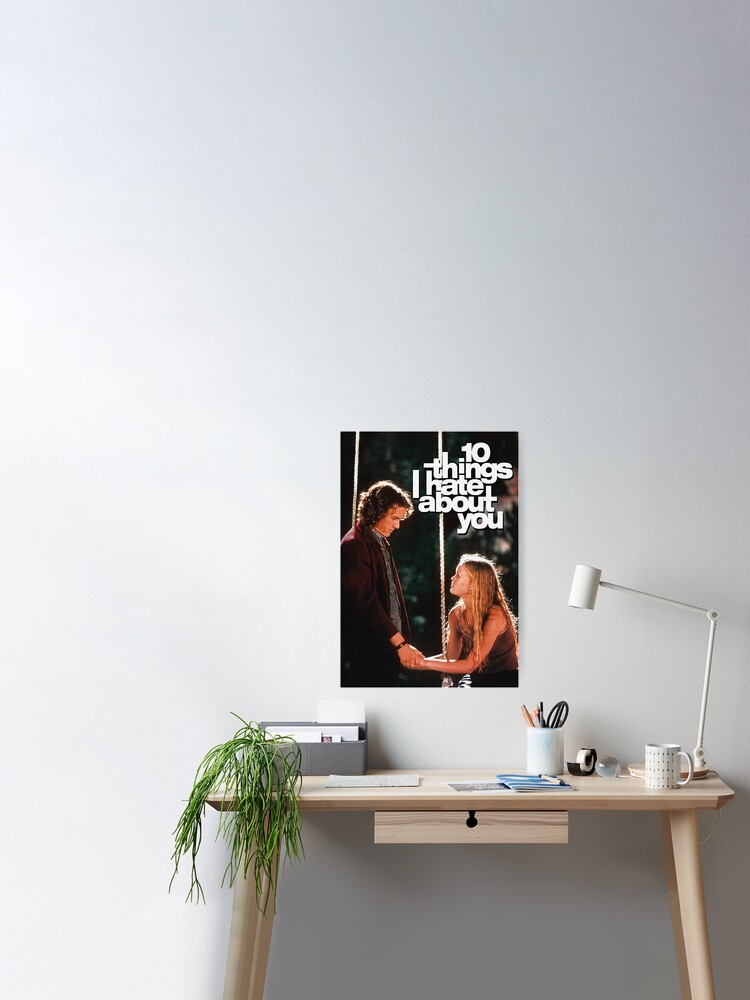 10 Things I Hate About You 90s movie Poster Poster for Sale by