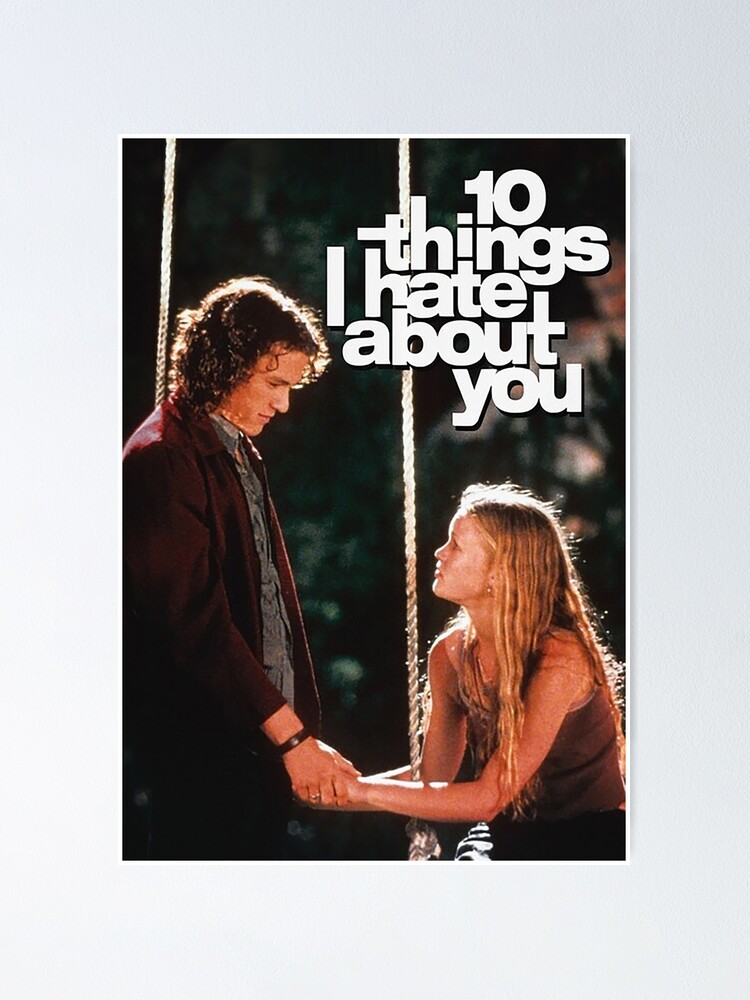 10 Things I Hate About You 90s movie Poster Poster for Sale by tryohall