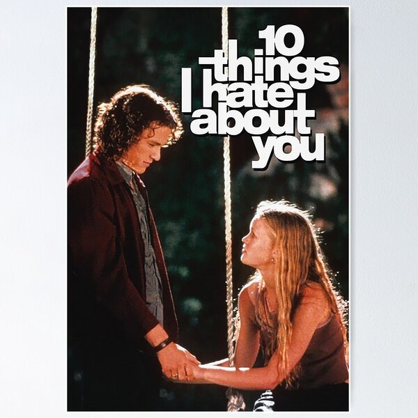 10 Things I Hate About You by Jessi  Movie posters minimalist, Film posters  minimalist, Iconic movie posters