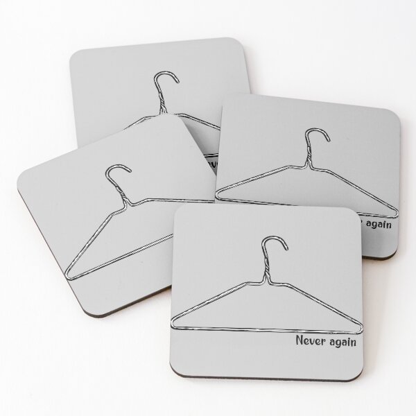 Item preview, Coat hanger roe v. wade never again pro-choice women reproductive rights designed and sold by Novel-ty.