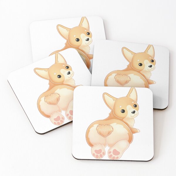 Item preview, Cute corgys behinde designed and sold by TimeSkiff.