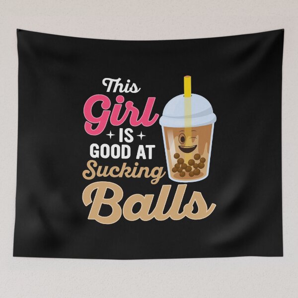 Item preview, This Girl Is Good At Sucking Balls Kawaii Boba Tea designed and sold by LemoBoy.