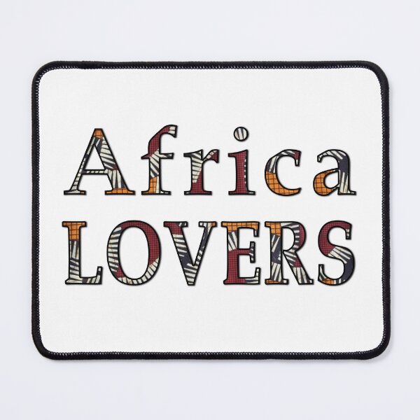 Item preview, Africa Lovers in wax fabric designed and sold by Audrey Janvier | AJD.