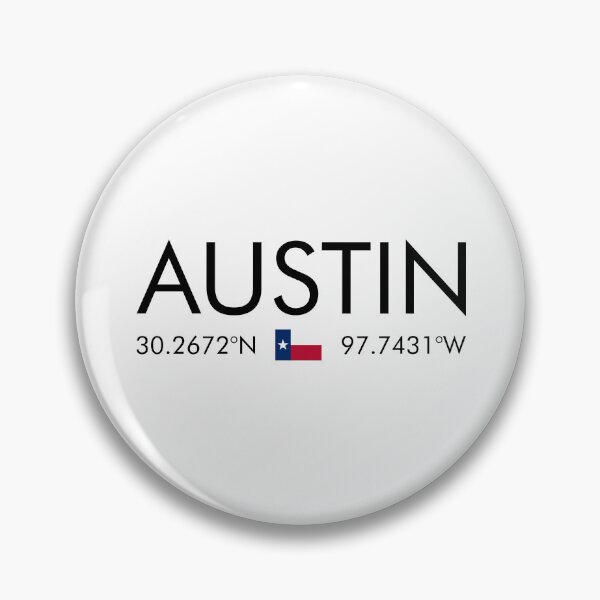 Item preview, Texas - Austin City Coordinates designed and sold by n0madd.