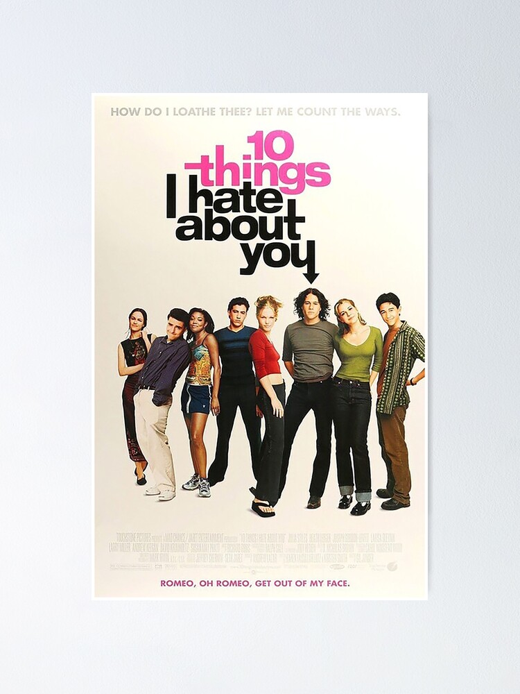 10 Things I Hate About You Poster Poster Poster For Sale By Tryohall Redbubble