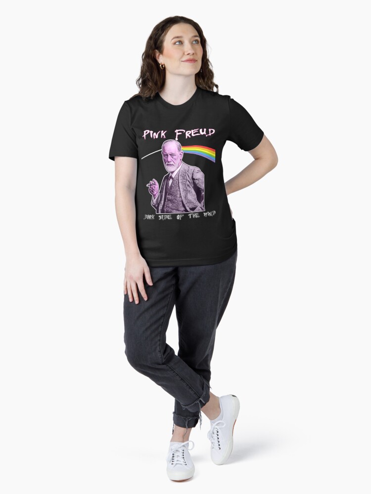 Pink Freud Dark Side Of The Mind Psychology T-Shirt