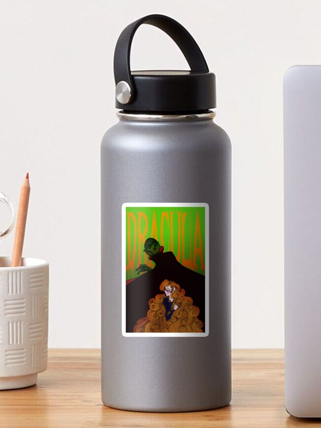 Dracula and Mina Harker - Green Background" Sticker for Sale by  thebookwarrior | Redbubble