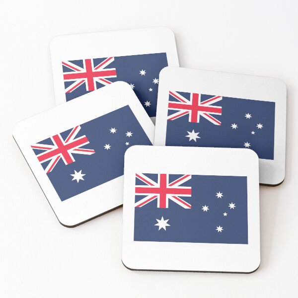 Item preview, Australia Flag (Small on White) designed and sold by STUDIO-72.