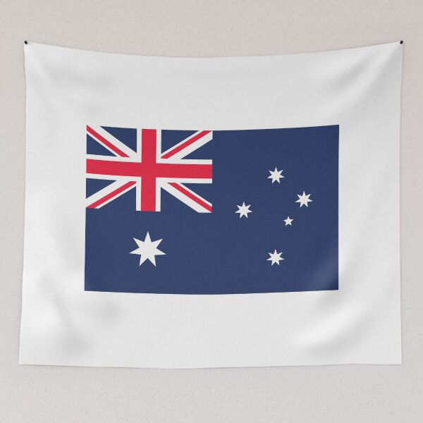 Item preview, Australia Flag (Small on White) designed and sold by STUDIO-72.