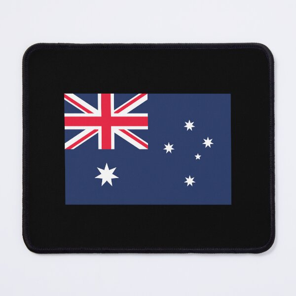 Item preview, Australia Flag (Small on Black) designed and sold by STUDIO-72.