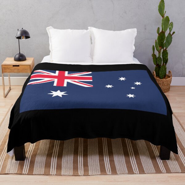 Item preview, Australia Flag (Small on Black) designed and sold by STUDIO-72.