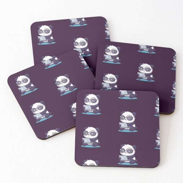Item preview, Cute Panda Using Laptop designed and sold by Funaro.