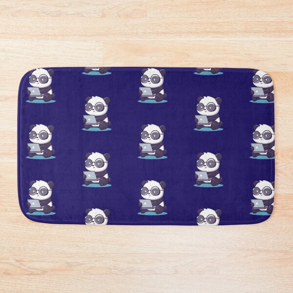 Item preview, Cute Panda Using Laptop designed and sold by Funaro.