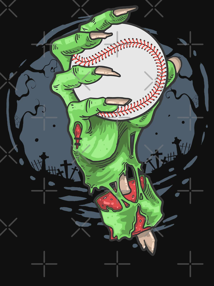 Baseball Zombie Hand Baseball Player Halloween Costume Essential T-Shirt  for Sale by grinta2021
