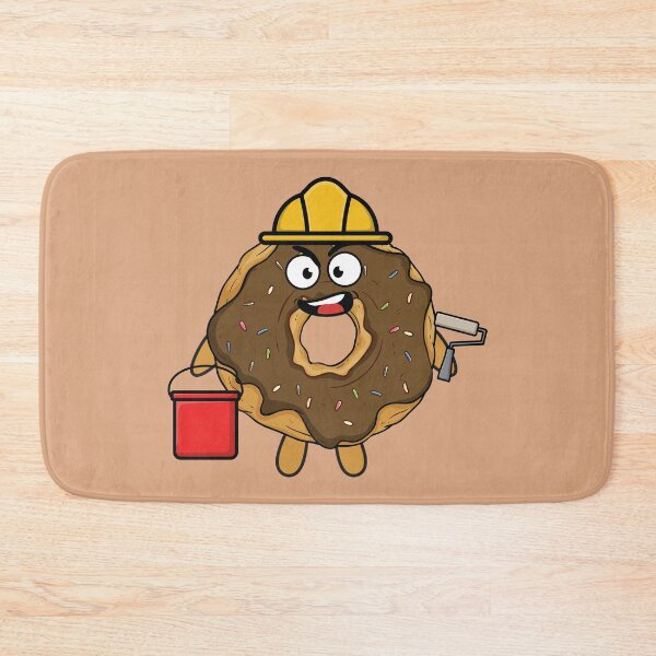Item preview, Painting worker donut with a paint roller designed and sold by Donutlovers.