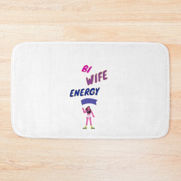Item preview, Bi wife energy. Girl power, bisexual flag designed and sold by T-Look.