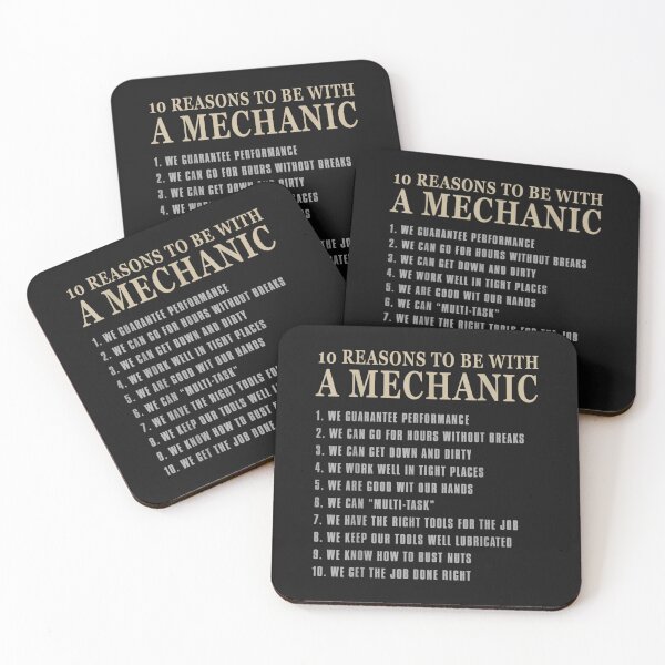 Item preview, 10 Reasons to Be with a Mechanic  Funny mechanic designed and sold by JaySantos2022.