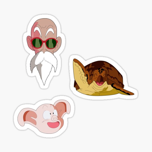 Kame House trio mini stickers Sticker