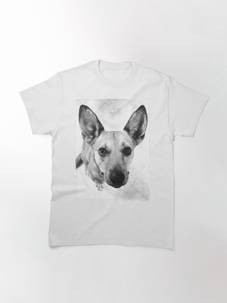 Alternate view of Carolina Dog Gray Pup - American Dingo Classic T-Shirt